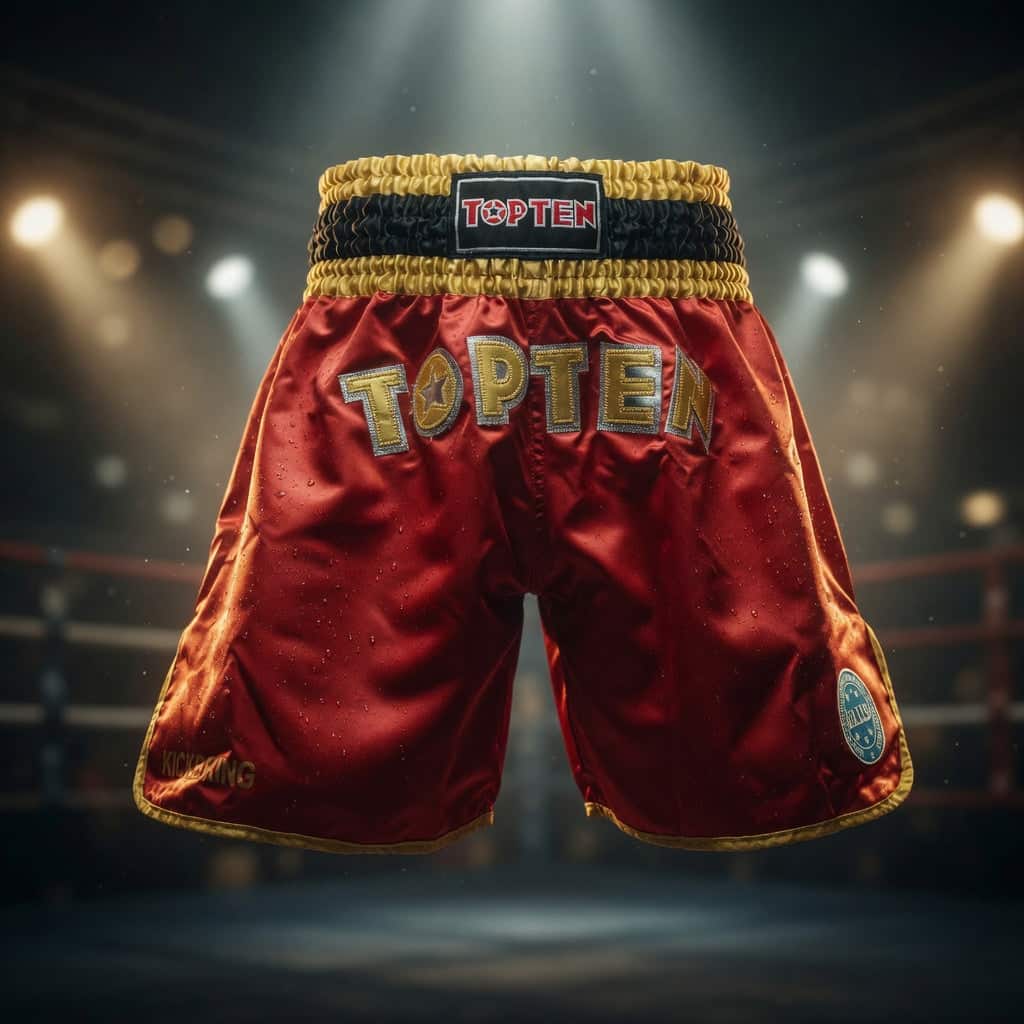 TOP TEN WAKO Kickboxing shorts m/UV LABEL
